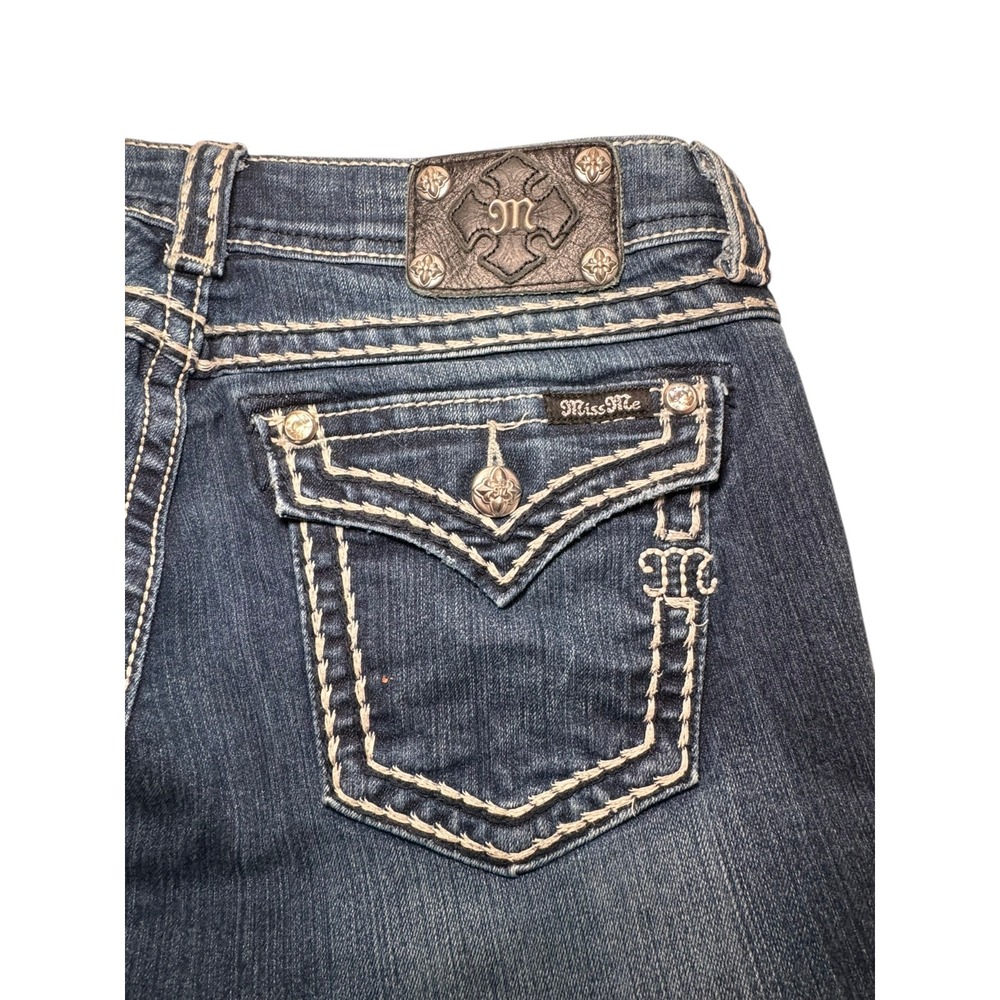 Miss Me Jeans Signature Boot Cut Jeans 31 X 34 Embellished Pockets J55014B58